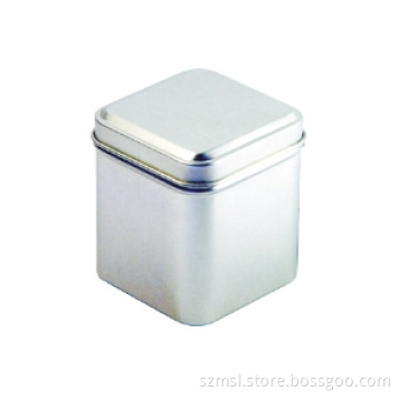 square tin box